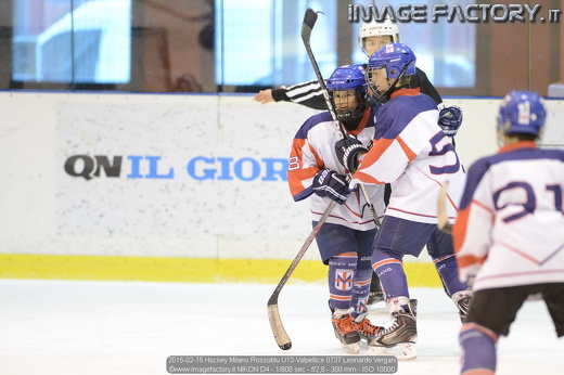2015-02-15 Hockey Milano Rossoblu U12-Valpellice 0737 Leonardo Vergani